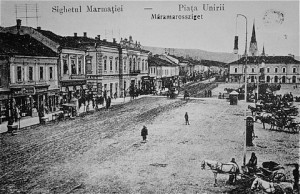 Prewar view of the Transylvanian town of Sighet.