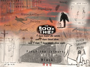 zusak s language in the book thief is unique sometimes