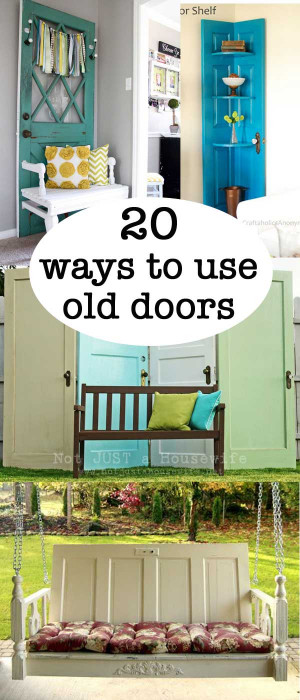 old doors in a new way with these great ideas for turning old doors ...