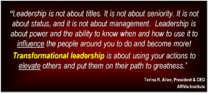 You Transformational? Leaders Influence BUT Transformational Leaders ...