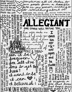 ALLEGIANT QUOTES ♥ ♥ ( #possiblespoilers .) #VeronicaRoth # ...