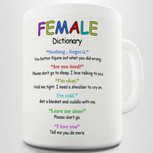 Female Dictionary Funny Women’s Mug