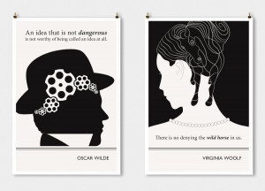 14 Literary Posters That Turn Famous Authors' Words Into Art