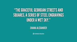 The graceful Georgian streets and squares, a series of steel ...