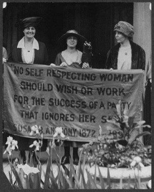 the rise of women s suffrage had a not surprisingly significant impact ...