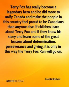 Quotes About Terry Fox