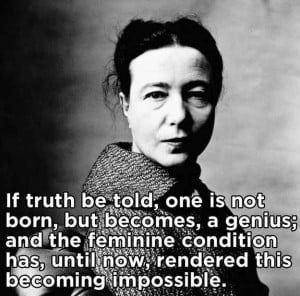 Quotes from non conformists who changed the world. Simone de Beauvoir ...