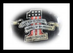 can't hear you over the rumble of my freedom!