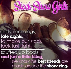 livestock show girl quotes