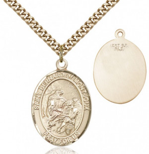 St. Bernard of Montjoux Medal - 14KT Gold Filled