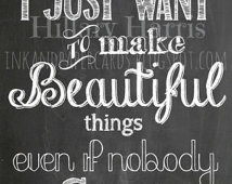 craft room printable (be autiful things, craft quote, crafty quotes ...