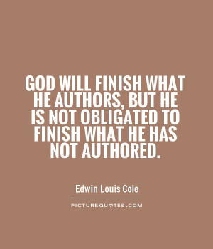 God Quotes Edwin Louis Cole Quotes