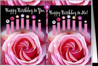 Twin Sister - Happy Birthday card - Product #406859