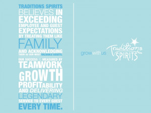 Our mission statement is something we take a lotof pride in and refer ...