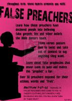 False Preacher's promo poster by ArtNGame215