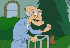 Herbert (Family Guy) vs Mr Burns (The Simpsons)