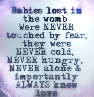 Finally! A comforting quote about miscarriage!