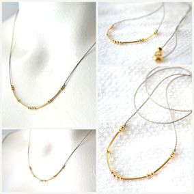 Say it subtly with Morse Code Necklaces