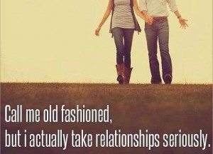Call Me Old Fashioned