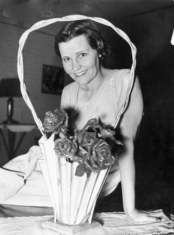 Kathryn Kelly takes a model-like pose during the good times.