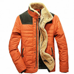 Motorcycle coat Orange: Warm Winter Jackets, Fashion Men, Collars Warm ...