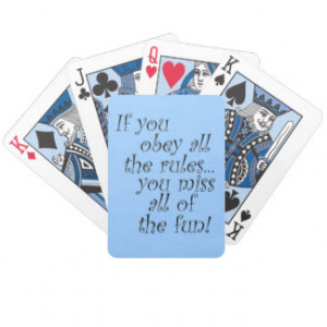 Funny quotes playingcards humor joke deck of cards