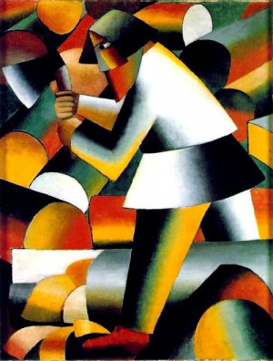 Kazimir Malevich, Man with Axe.