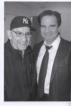 Yogi Berra and Peter Scolari