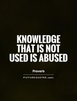 Knowledge Quotes Proverb Quotes