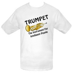 trumpet t shirts | Intelligent Trumpet Custom T-Shirts | Funny ...