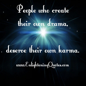 The only way Karma works is when you forgive that person from your ...