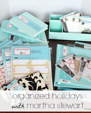 Hi Sugarplum | Stay organized this holiday with Martha Stewart Home ...