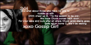 Blair & Chuck Quotes GG might say about Chuck and Blair