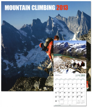 Rock Climbing Wall Calendar