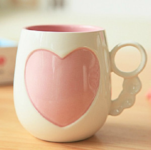Romantic Love Flowers Coffee Mug 1