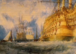 Turner Paints a Man-of-War