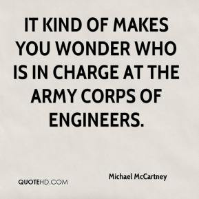 Michael McCartney - It kind of makes you wonder who is in charge at ...