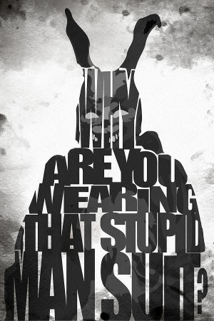 Frank The Rabbit - Donnie Darko Painting