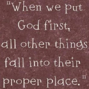 seek first the kingdom of # god