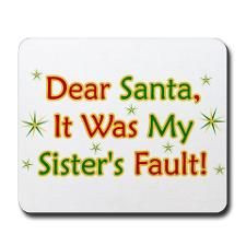 sister christmas quotes | Funny Christmas Sayings Mousepads | Buy ...