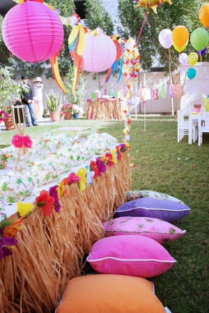 Hawaiian Luau Birthday Party Ideas