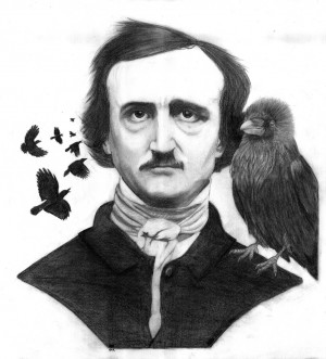 Refers to the masterpiece of Edgar Allan Poe, ‘'The Raven’‘. The ...