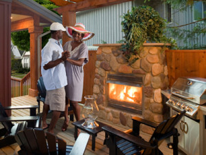 Natural Gas Outdoor Fireplace