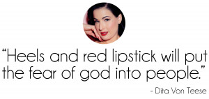 Red Lipstick Quotes Live without red lips.