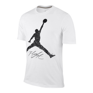 Maillots T shirts gt T shirt Jordan Flight Jumpman Homme Blanc Noir