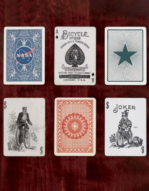 Some Great old back designs, jokers and Ace of Spades. #Playingcards