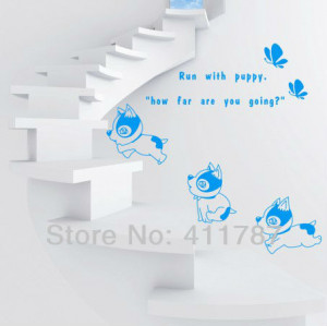 dog Pvc wall decal removeable quote Home Decor wall art decals wall ...