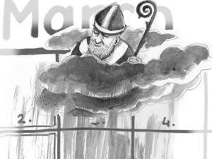 St. Patrick could have delayed his departure for a warmer month. Photo ...