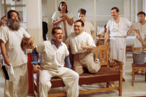 ... of Jack Nicholson and Danny DeVito in One Flew Over the Cuckoo's Nest