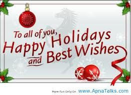 wish you all happy holidays:D